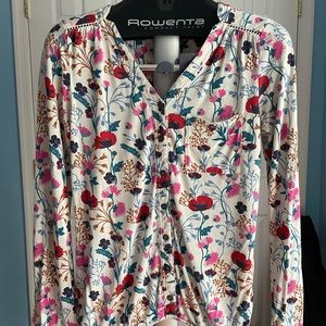 - Esprit Top cotton floral- Size L